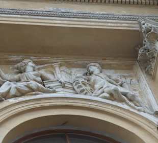 Detal eklektycznej kamienicy