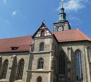 Die evangelische Marienkirche in Königsberg Ufr.