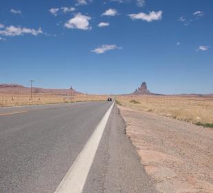 Schnurgerade Straßen