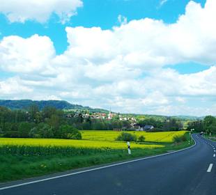 Entlang der romantischen Burgenstraße Fränkischen Schweiz