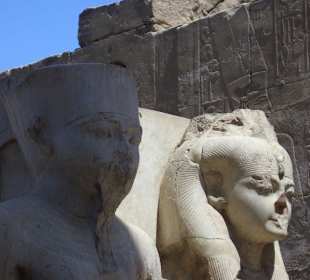 Tutanchamun und Ehefrau Anchsenamun