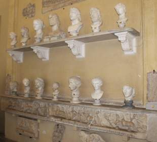 Pictures of statue in Vatican Museum, Rome, Italy 