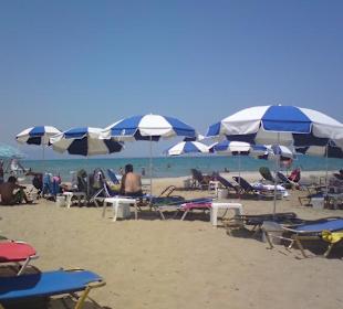 Der Strand in 250 m Entfernung
