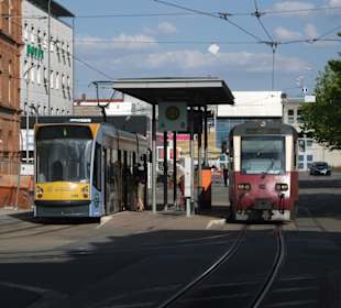 Die HSB im Netz der Nordhäuser Tram