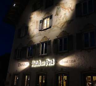 Restaurant Zur Post im Ortszentrum von Ruhpolding
