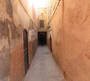 Unterwegs in der Altstadt von Marrakesch