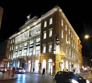 This is the night view of rome city architecture. 