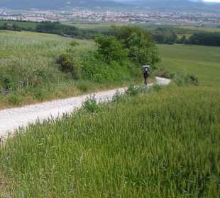 1. Anstieg nach Pamplona