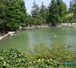 Il lago visto da sopra la grotta