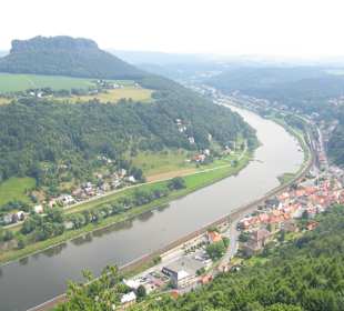 Blick auf den Lilienstein