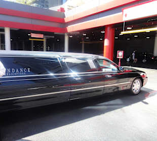 Abholung mit der Stretch-Limousine