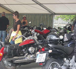 Bikergarage bei der Kathibräu