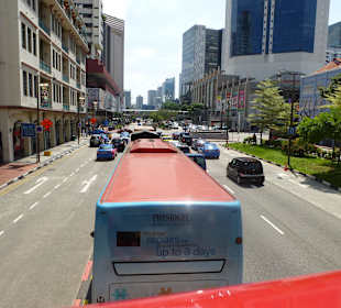 Unterwegs in Singapur mit dem Hop and Hop Bus