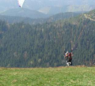 Impresionen vom Tandemflug Paragliding