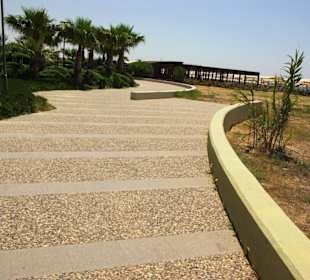 Evrenseki an der Promenade