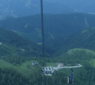 Mit der Gondel auf den Gletscher