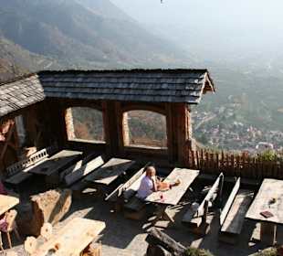 Blick vom Dursterhof Richtung Meran