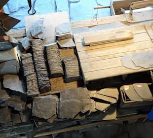 Blick in die Spalthütte