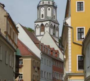 Frauenkirche: Blick zur Frauenkirche von Meißen