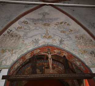 Deckengemälde im Chorraum