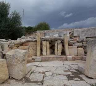 Teil der Tempelanlage von Tarxien