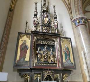 In der Kirche Mariä Himmelfahrt in Partenkirchen