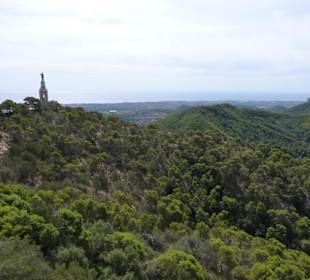 Blick auf das Steinkreuz