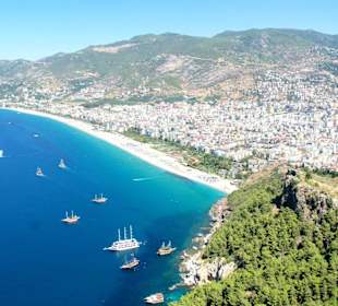 Blick auf den Kleopatrastrand