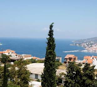 Blick auf Samos Stadt
