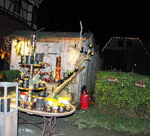 Schöne Verkausbuden