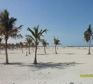 Strand zu dem der Busshuttle fährt