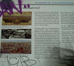 Infotafeln an der Alb