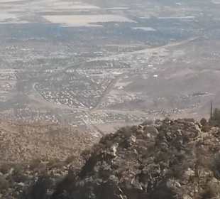 Blick auf Palm Springs vom Mount Jacinto