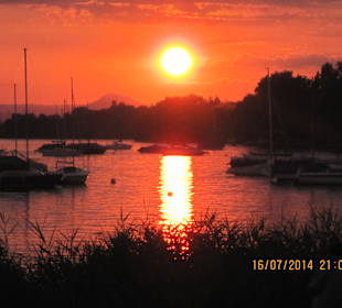 Sonnenuntergang Allensbach