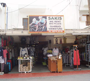 Fahrradverleih mit Shop