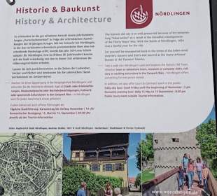 Touristischer Info-Point vor dem Baldinger Tor
