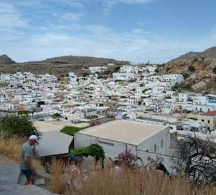 Blick auf Lindos