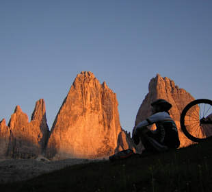 Mit dem Bike von der Helvetia zu den Drei Zinnen 