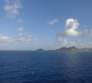 Bei der Einfahrt in den Hafen