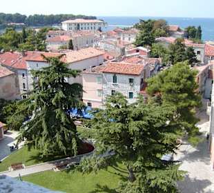 Blick über Porec