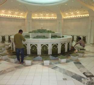 Sheikh Zayed Moschee in Abu Dhabi