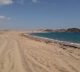 Nach 20 Minuten Fußweg dieser schöne Strandabschnitt