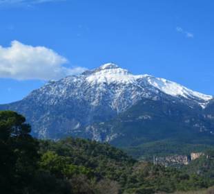 Blick zum Olympos Teleferik