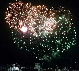 Das Eröffnungsfeuerwerk, das Ende volle Power noch