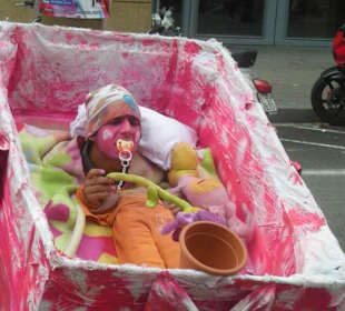 Gli artisti sulle Ramblas