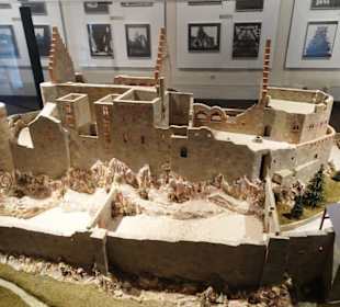 Modell der Burg aus früherer Zeit