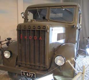 In den Hallen des Militärmuseums Lesany