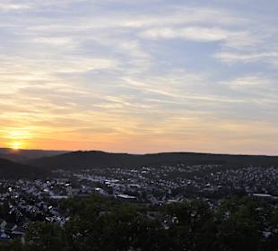 Blick vom Schloss auf die Stadt Heidenheim