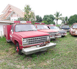 Auf dem Freigelände verrotten wahre Schätze