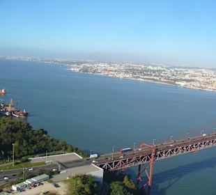 Aussicht Richtung Lissabon/Belem